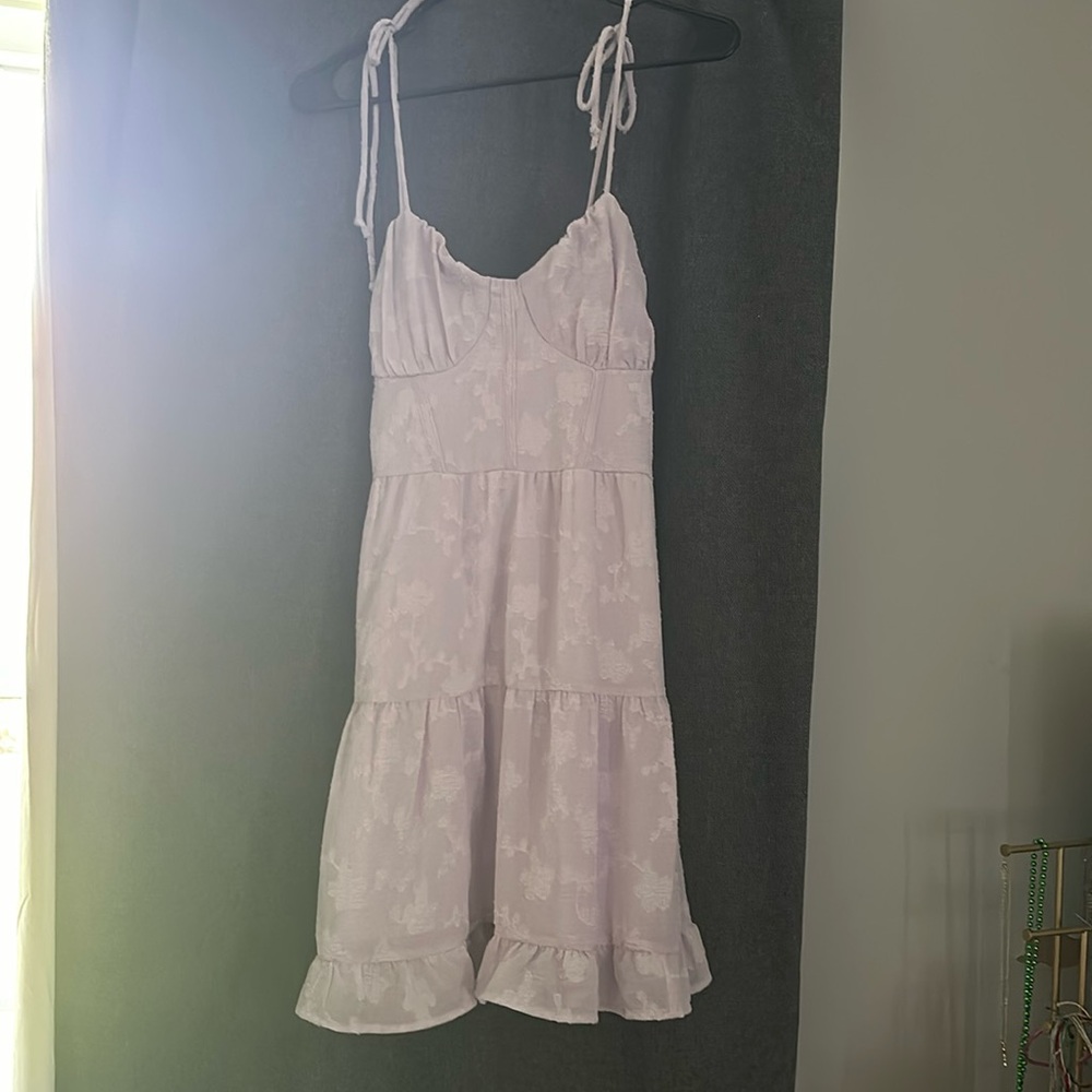 floral light purple dress. size medium